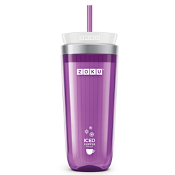Стакан для охлаждения напитков iced coffee maker фиолетовый