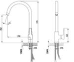 Смеситель для кухонной мойки Lemark Basis (LM3605C)
