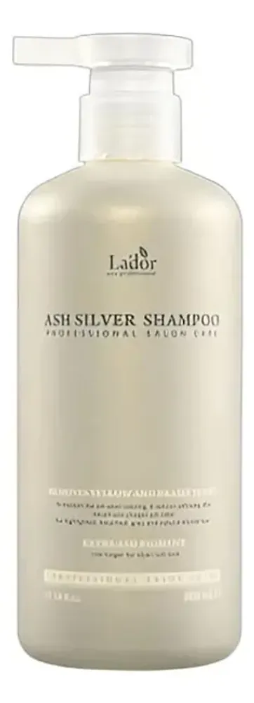 Lador Увлажняющий оттеночный шампунь для светлых волос- Ash Silver Shampoo, 300 мл