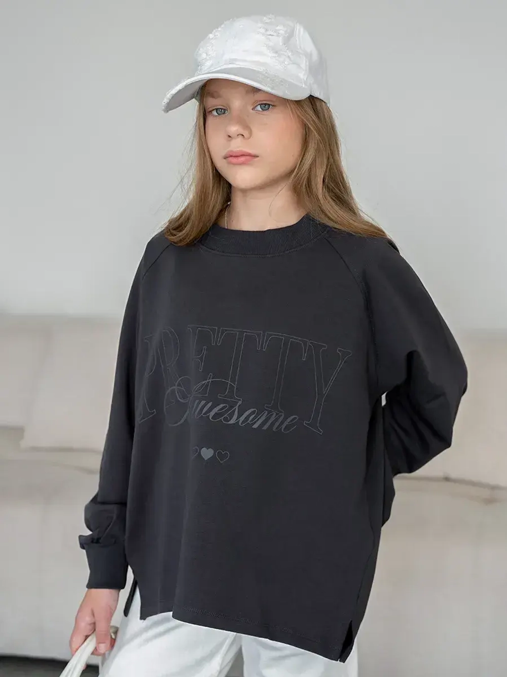 Свитшот для девочки осенний