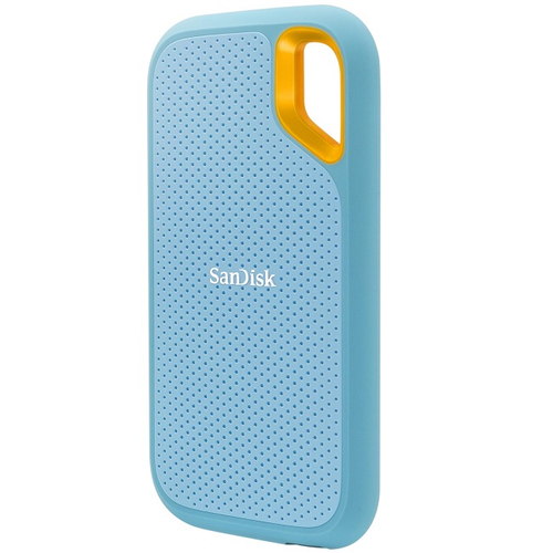 Внешний жесткий диск SSD 4Tb, SanDisk Extreme Portable V2 USB 3.2, Type-C, Blue (SDSSDE61-4T00-G25B)