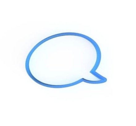 Вырубка для пряника "Мысль" 6,5*10,5см