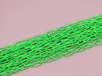 Цепь неон салат 10х3 мм