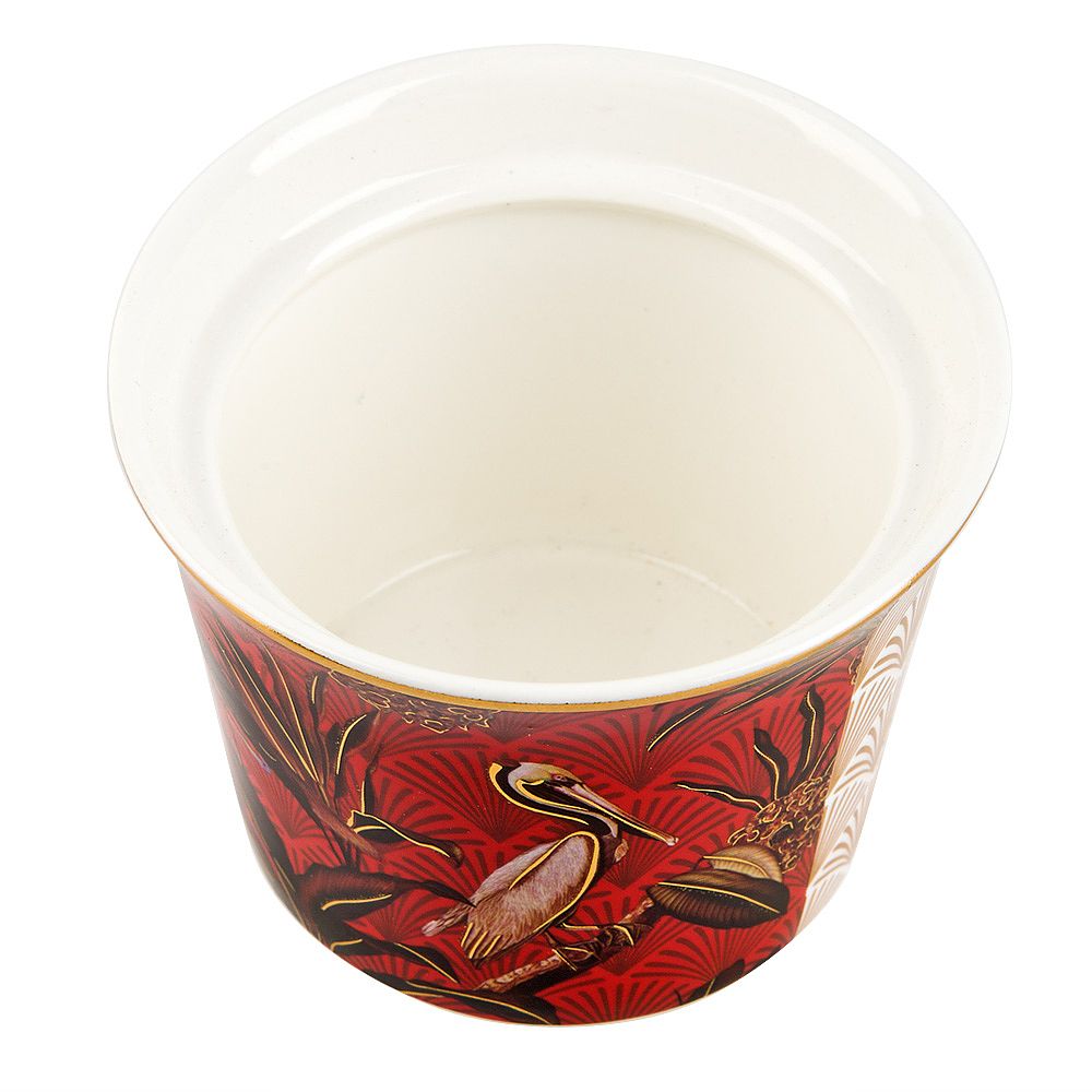 Сахарница с ложкой "Casablanca" 10х9,5см v=250мл (фарфор) (подарочная упаковка)