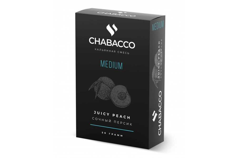 Chabacco Medium - Juicy Peach (50г)