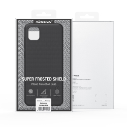 Тонкий защитный чехол черного цвета от Nillkin для Samsung Galaxy A04, серии Super Frosted Shield