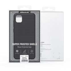 Тонкий защитный чехол черного цвета от Nillkin для Samsung Galaxy A04, серии Super Frosted Shield