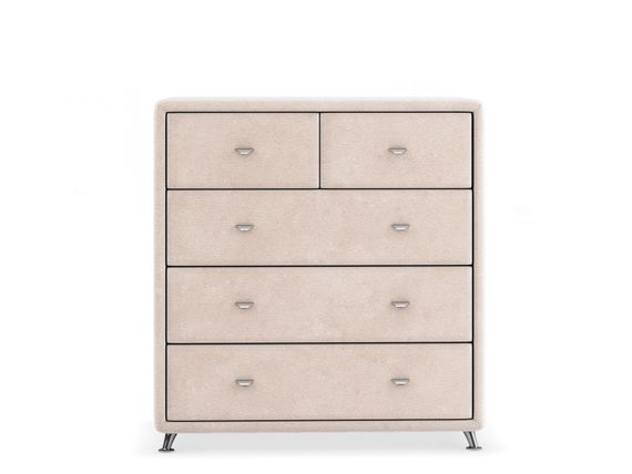 Комод Torino 2/Турин 2 с доводчиком (ручка хром, с ножками) Velutto_004