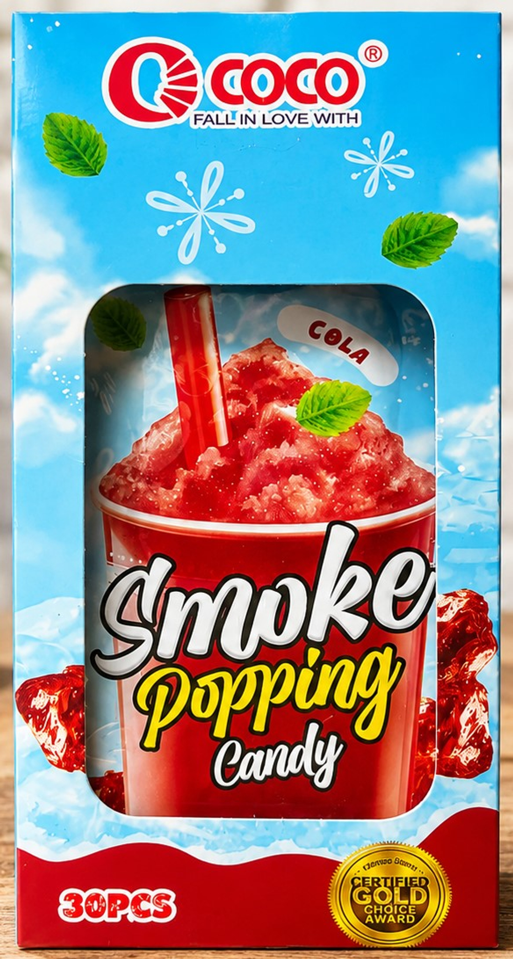 Растворимый напиток Smoke Popping кола 30шт