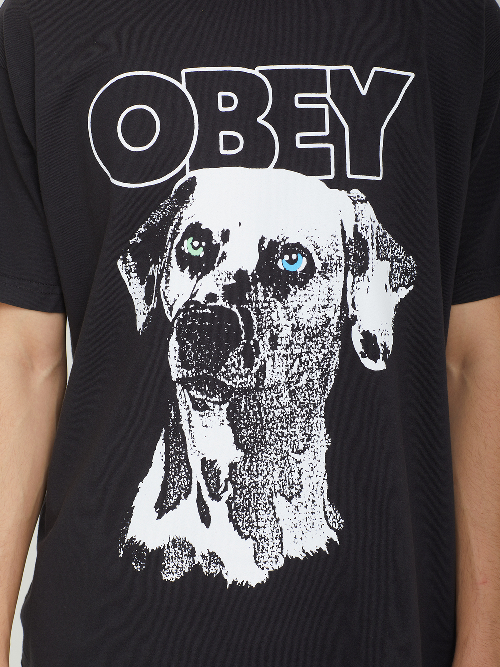 Мужская Футболка Obey Dalmation