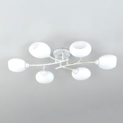 Citilux Флорида CL148160 Люстра потолочная Белая с патиной