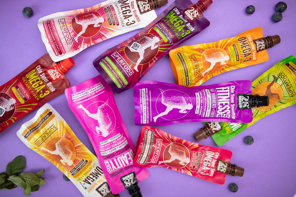 Набор смузи APICO BOX №9 "Смузимания", подарочный набор 28SEEDS 9 шт, подарок на Новый год