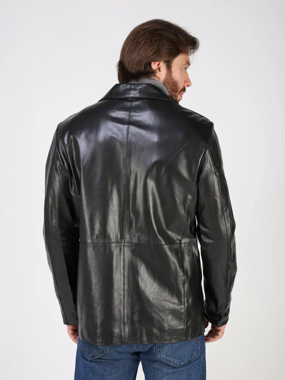 Кожаная куртка демисезонная