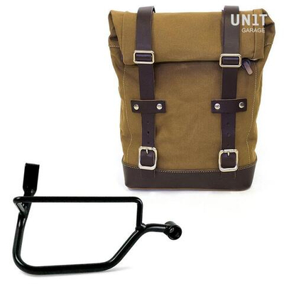 Unitgarage Боковая сумка из кожи + правый держатель Triumph Speed Twin / Street Twin 900