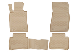 Коврики в салон для MERCEDES-BENZ E-class W211 (задний привод), 2002-2009, 4 шт. (полиуретан, бежевые) NLC.34.36.212K