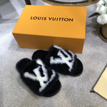 Louis Vuitton Fur Slide
