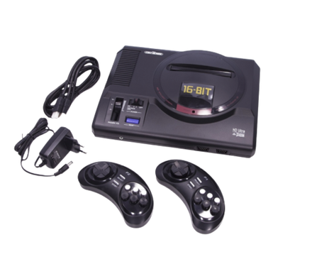 Игровая приставка SEGA Retro Genesis HD Ultra + 150 игр ZD-06a (2 беспроводных 2.4 ГГц джойстика, HDMI кабель)