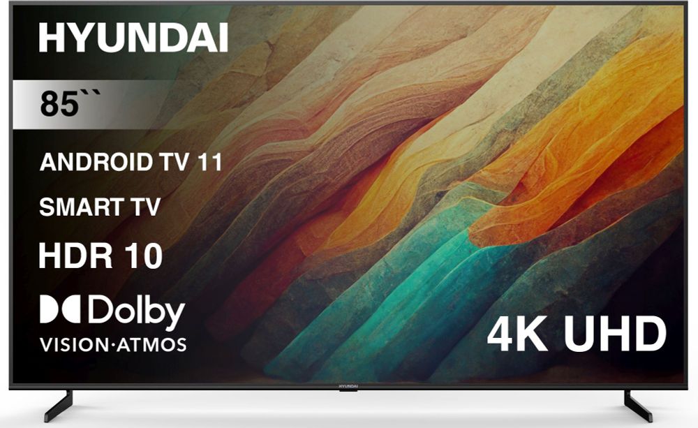 ЖК телевизор Hyundai H-LED85BU7007(UHD Smart,metal frameless)