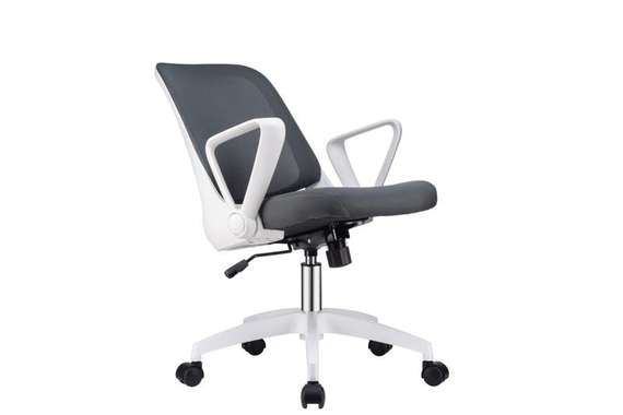 Кресло W-158 Белый Пластик/Серый