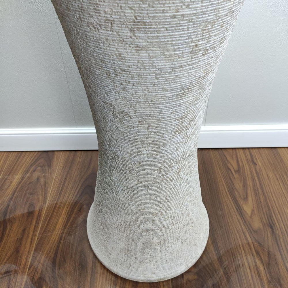 Раковина напольная из мрамора Cream MN-61362 (40*40*90)