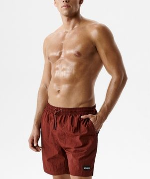 Шорты пляжные мужские (1шт) Atlantic KMB-225, нейлон, охра