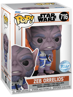 Фигурка Funko POP! Bobble Star Wars Mandalorian S10 Zeb Orrelios (Exc) (716) 78341