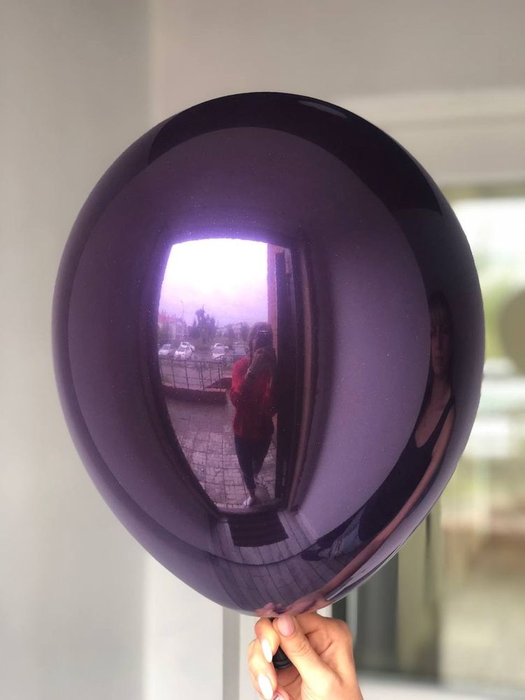 Воздушный шар двойной/глубокий/даблстафф Фиолетовый ПАЛИТРА №4184