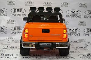 Детский электромобиль River Toys Toyota Tundra Mini 12v оранжевый