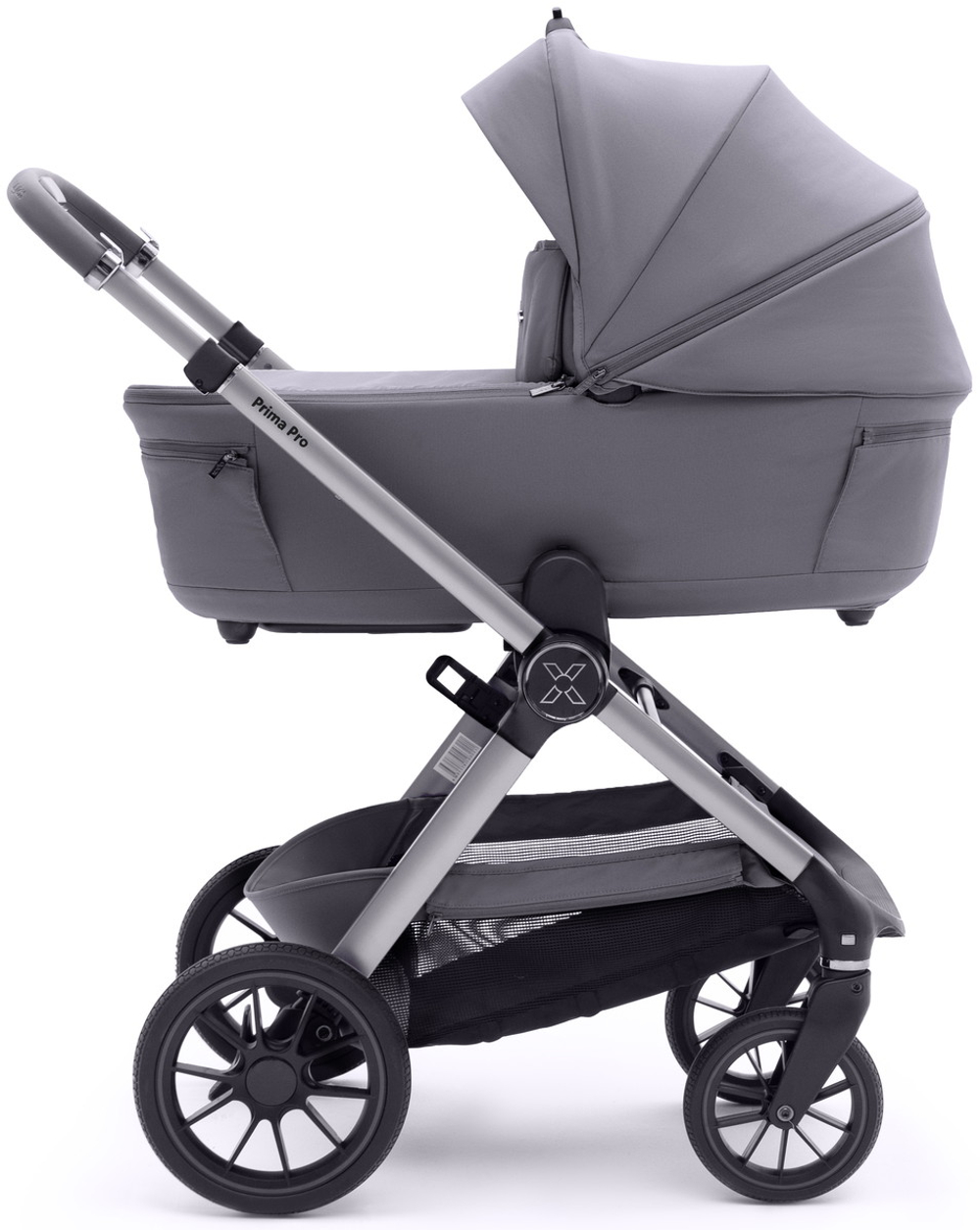 Коляска Agex Prima Pro 3 в 1 с автокреслом i-Team ATG080 Grey APS214 Sora серый