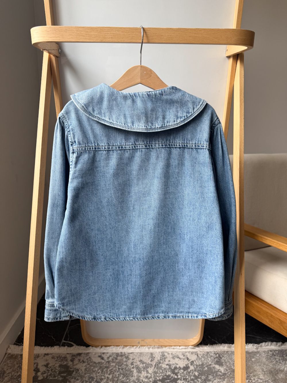 Джинсовая рубашка Zara, 128