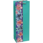 Пакет под бутылку «Цветочный сад» 36*12,5*8,5 см