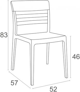 Стул пластиковый Mone