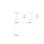 Стол журнальный круглый ENZA HOME LIVIA EH66851