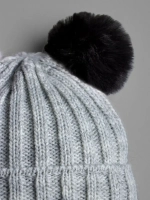 Шапка детская зимняя с помпонами и снуд