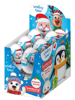 Мармелад в пластиковом яйце с новогодней игрушкой