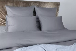 Постельное белье 1.5 спальное Mollen cеребристо-серое