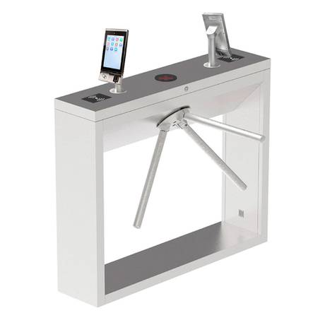 ZKTeco TS200FACE-T, тумбовый турникет-трипод с распознаванием лиц и отпечатков пальцев