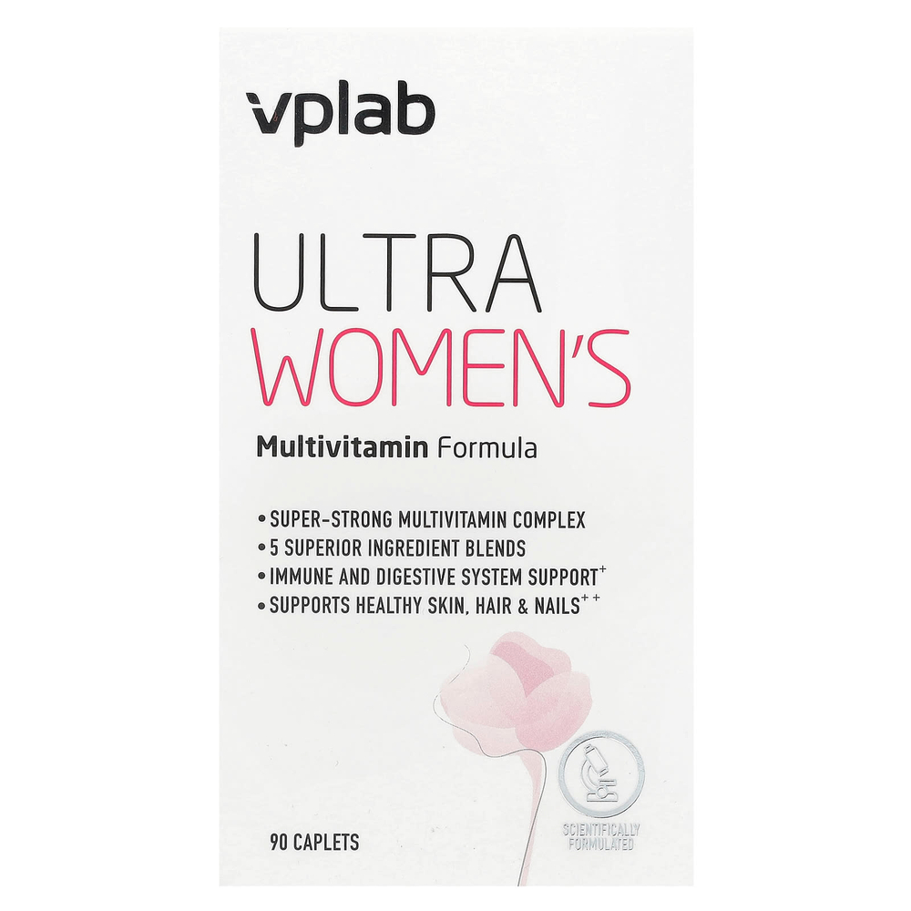 VPLab , Ultra Women’s, мультивитамины для женщин, 90 капсул