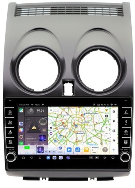 Магнитола для Nissan Qashqai J10 2006-2013, Dualis - Carmedia OL-9662 (кнопки и крутилки) Android 13, TS20, 6+128Гб, CarPlay, 4G SIM-слот