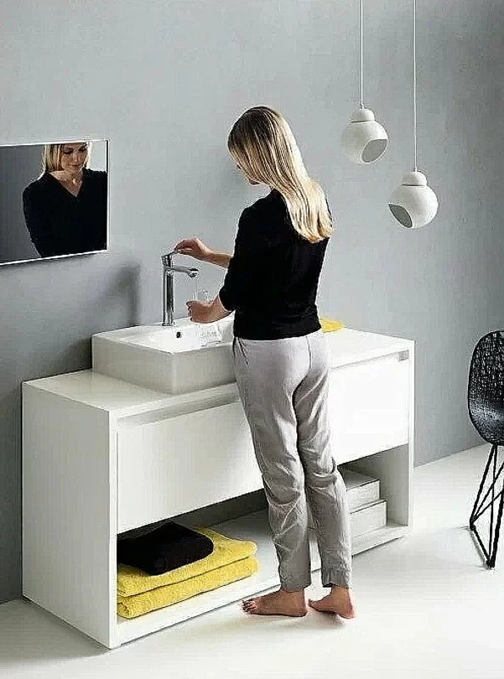 Смеситель для раковины Hansgrohe Metris 31185000 хром