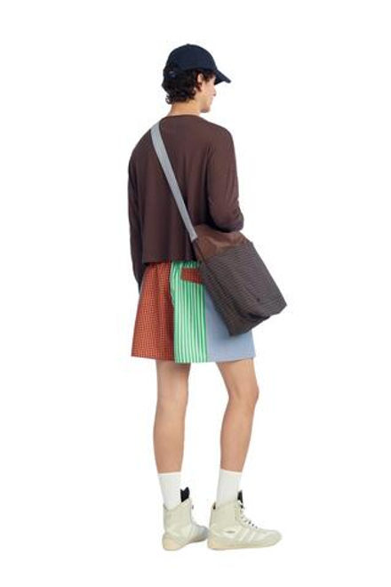 ZARA X BENITO ANTONIO ШОРТЫ В СТИЛЕ ПЭЧВОРК, РАЗНОЦВЕТНЫЙ