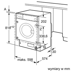 Встраиваемая стиральная машина Bosch WIW28542EU