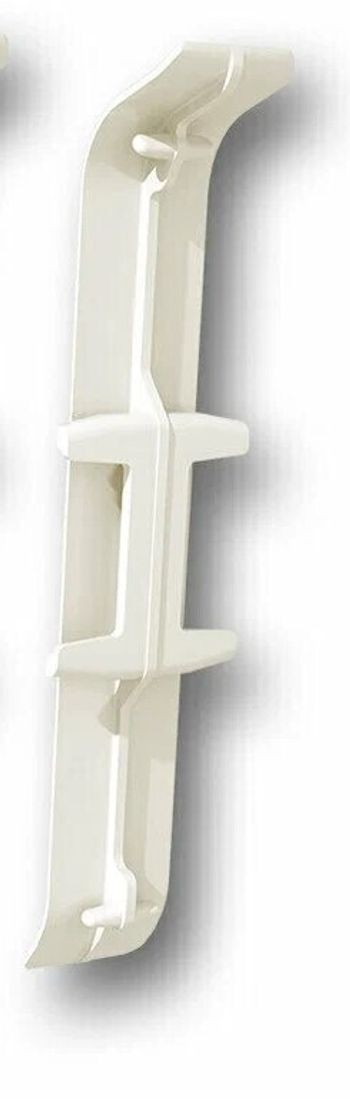 Соединитель для плинтуса 100мм "Деконика", 033 Кремово-белый