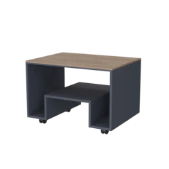 Стол журнальный PREGO 800х600х550 П.СЖ Дуб Крафт Табачный / Антрацит