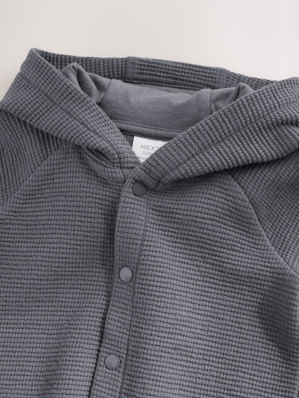 Трикотажная толстовка с капюшоном для малышей W60-374, Темно-серый