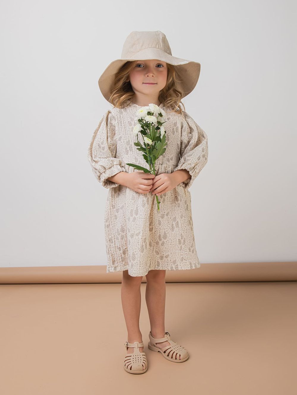 Панама хлопковая "Песок"