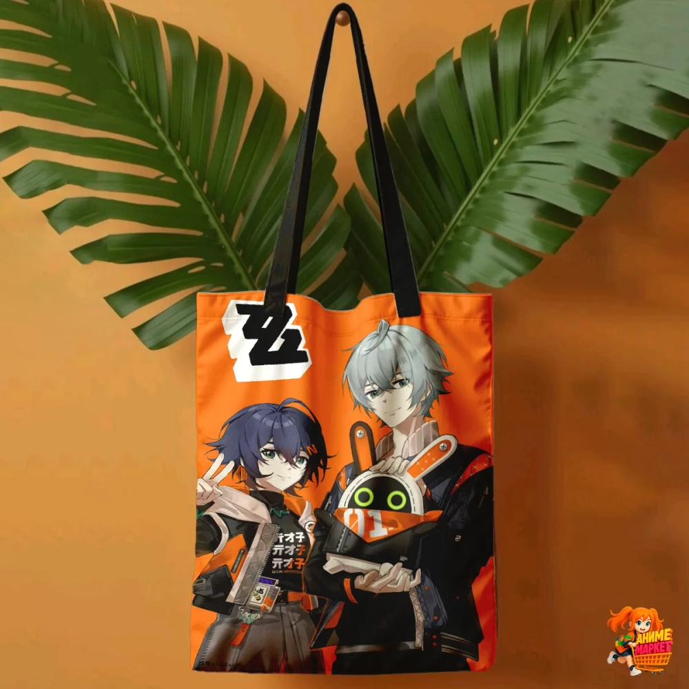 Сумка шоппер с принтом Zenless Zone Zero