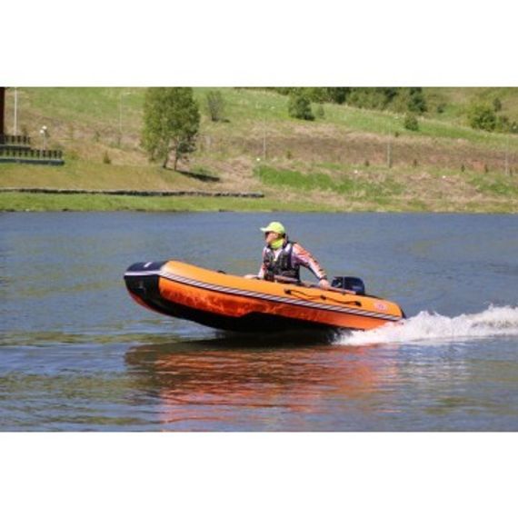 Лодка Тонар Алтай 340L (оранжевый/черный)