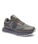 Кожаные кроссовки Calvin Klein - серый(HM0HM01598)