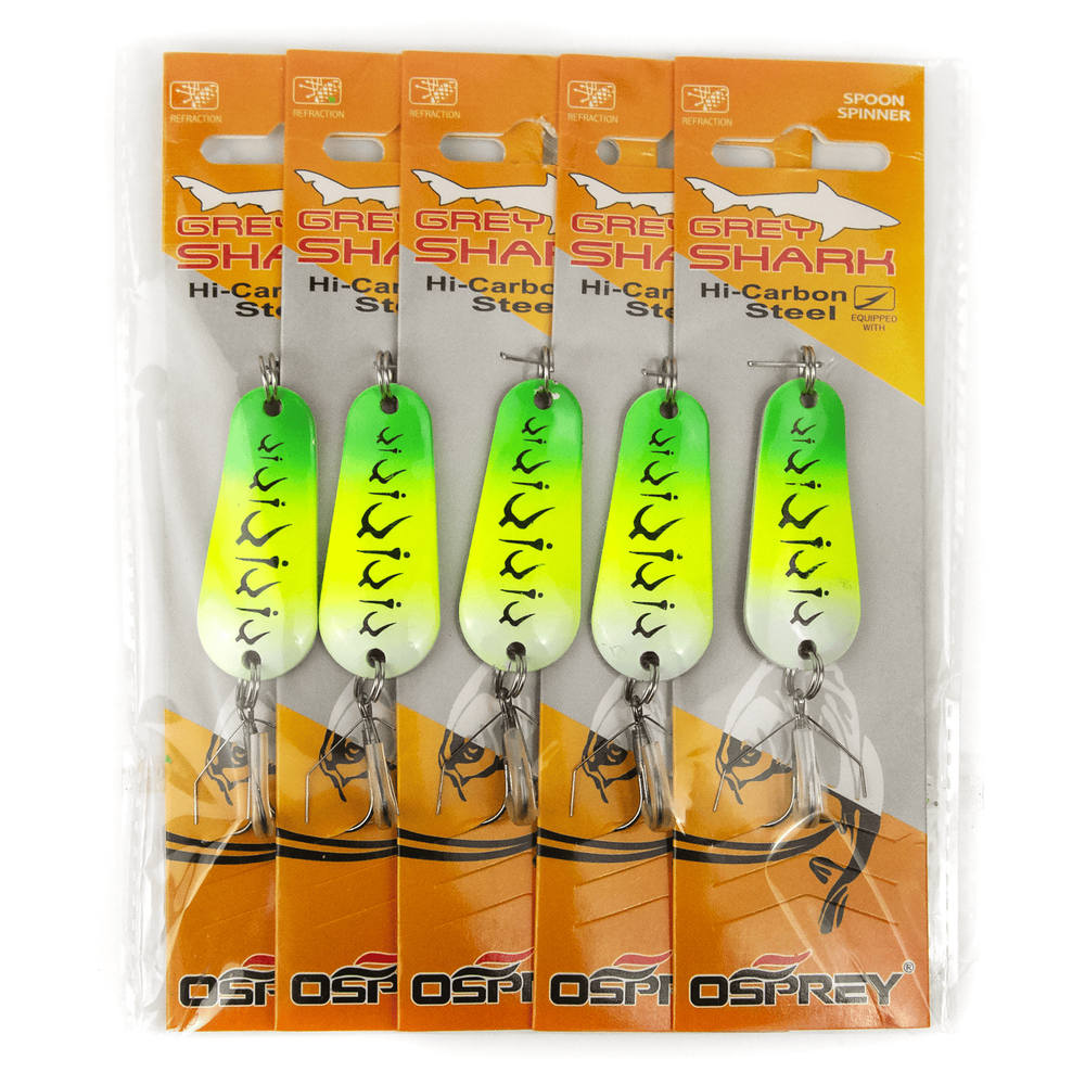 Блесна колеблющаяся Osprey Grey Shark DD24 (15гр, 5шт/уп)